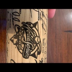 Check out this WORLD SERIES 2000 SUBWAY SERIES BAT